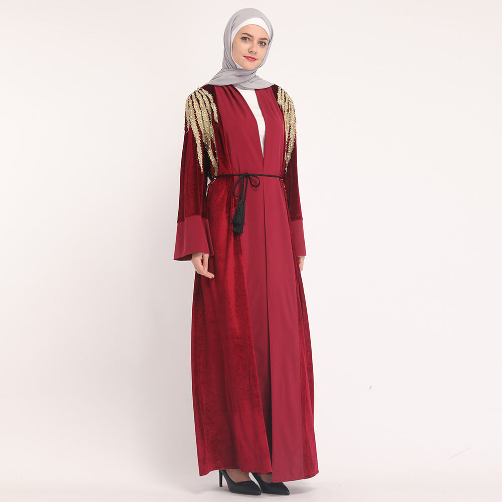 Southeast Asian robe cardigan trench coat Silver Sam