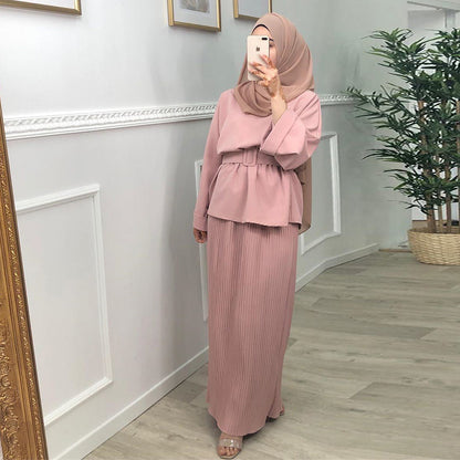 Ramadan Eid Mubarak Abaya Dubai Turkey Hijab Dress Muslim Se Silver Sam